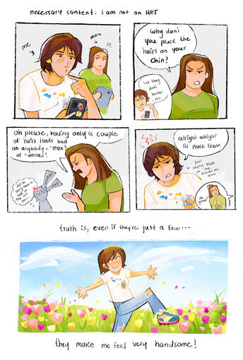 Comic about Facial Hair